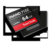 샌디스크가 2일 출시한 iNAND 7132. <샌디스크 제공>